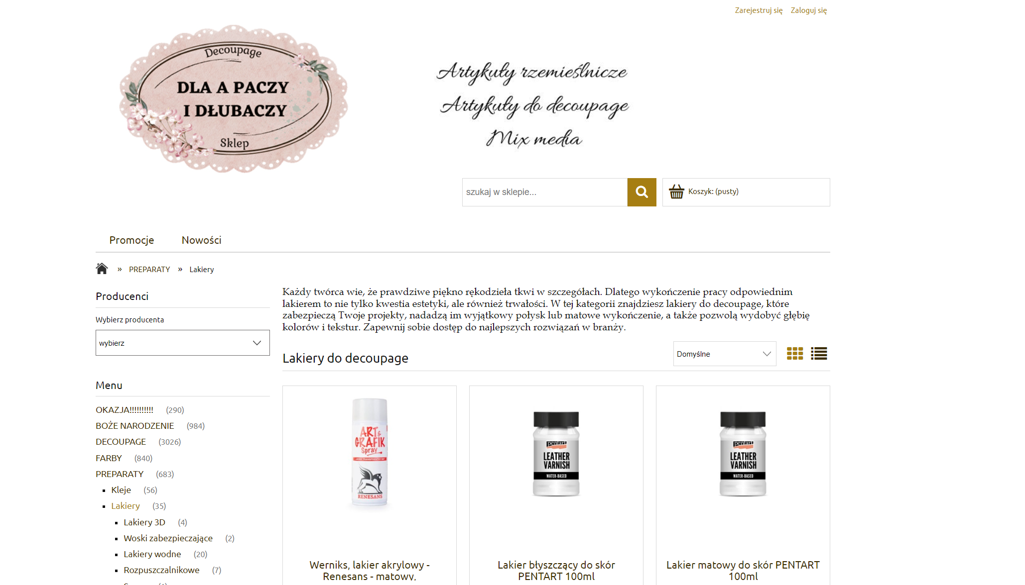 Lakiery do decoupage - jak zabezpieczyć pracę na drewnie, szkle i metalu?