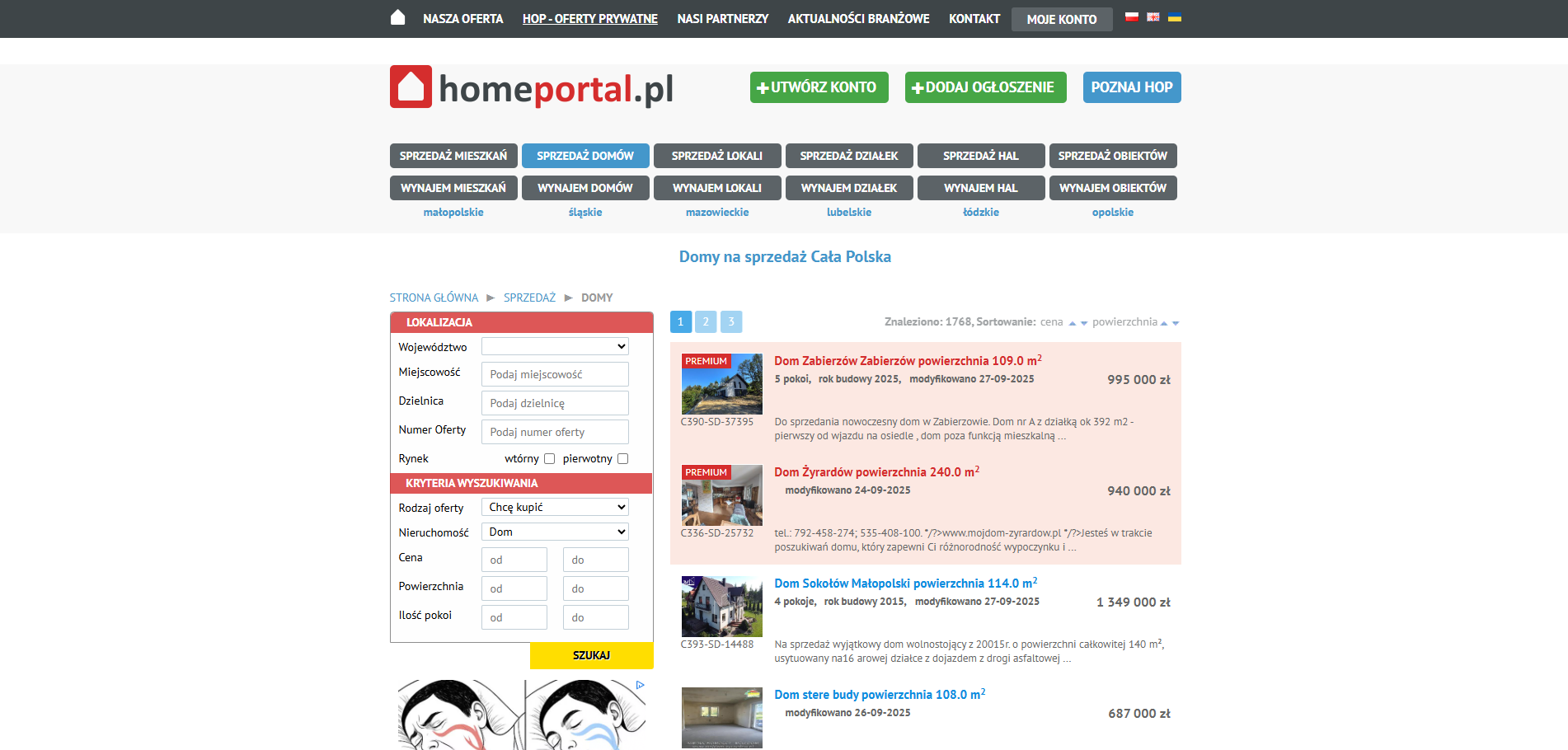 Domy na sprzedaż – cała Polska w jednym miejscu. Przegląd rynku nieruchomości