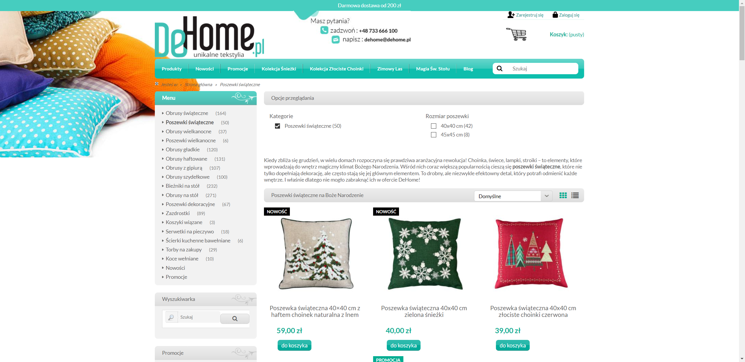 Święta w różnych stylach wnętrz - dobierz poszewki świąteczne do aranżacji salonu