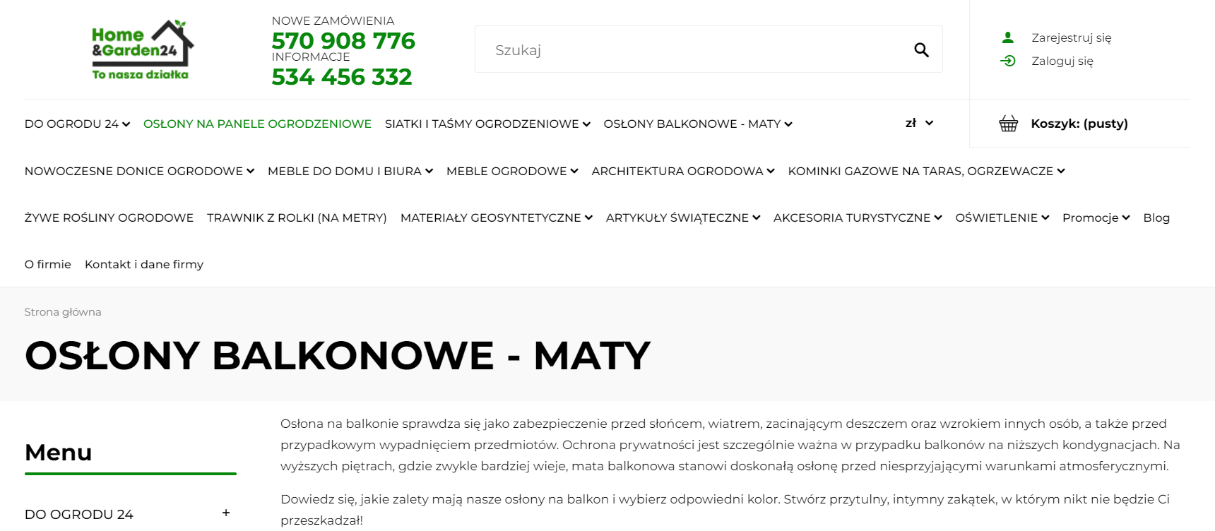 Osłony balkonowe - skuteczna ochrona przed wiatrem, słońcem i wzrokiem sąsiadów