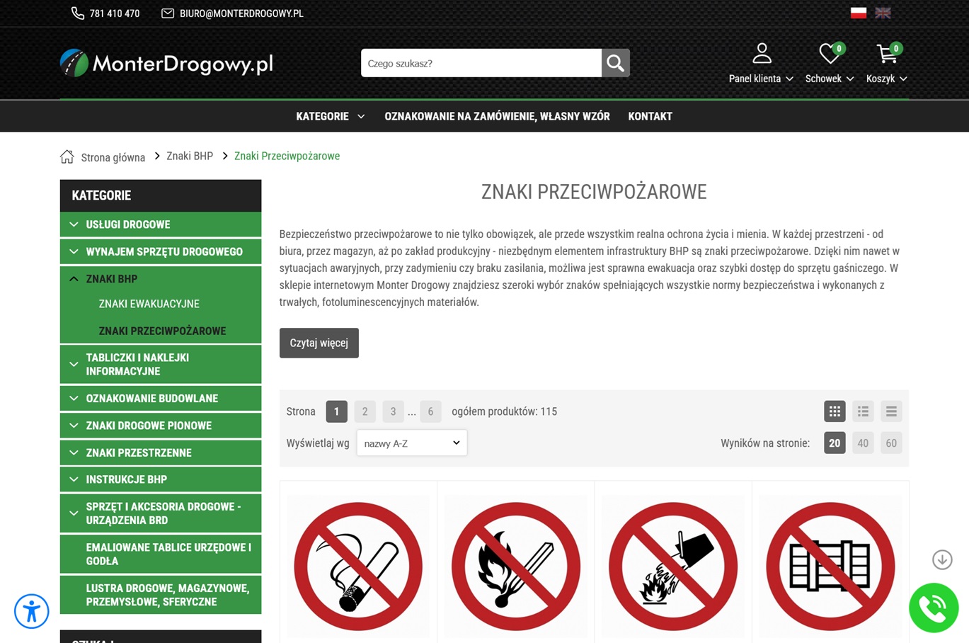 Znaki przeciwpożarowe - kto odpowiada za ich brak podczas kontroli?