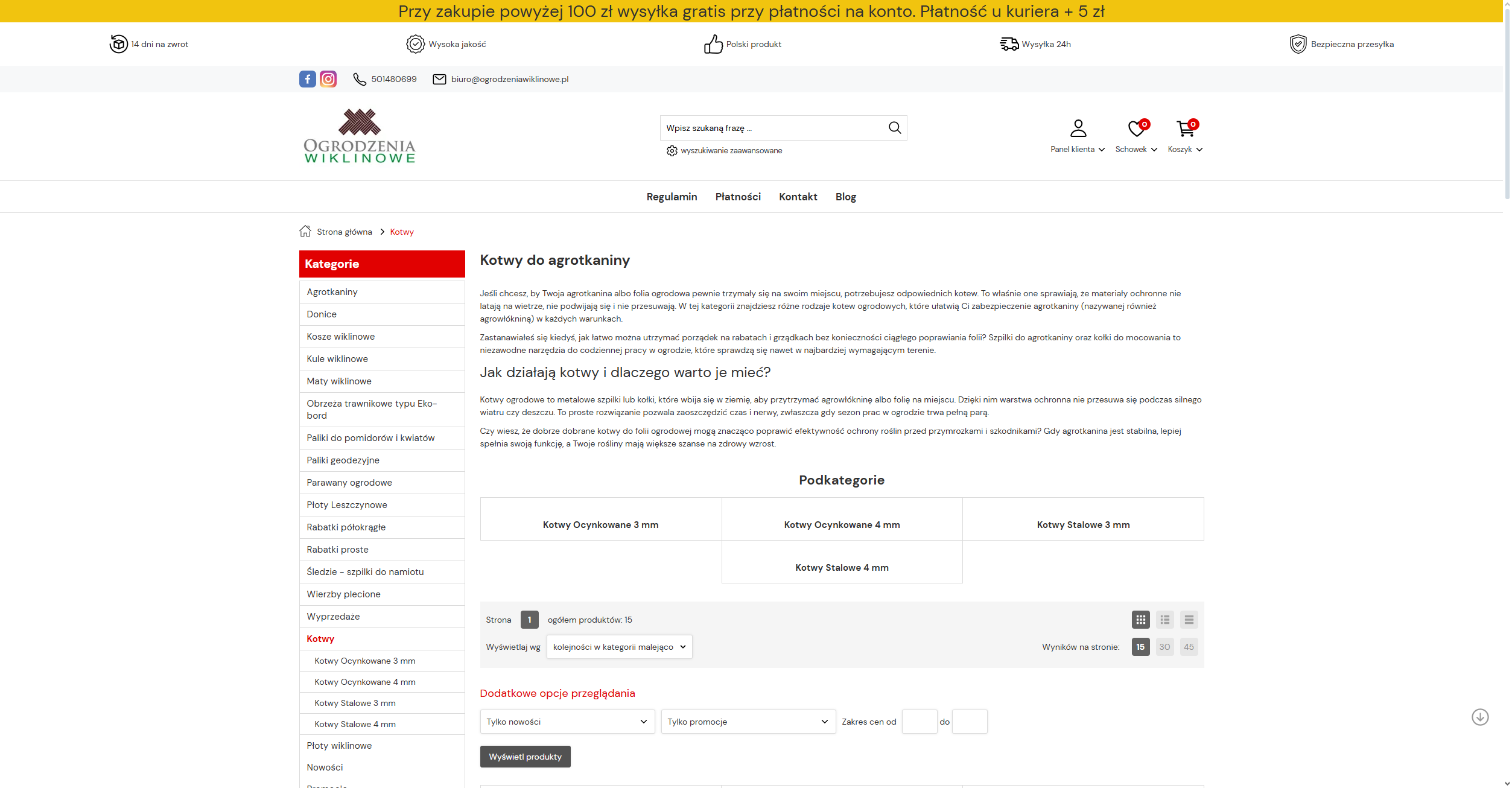 Jak poprawnie przymocować agrowłókninę przy użyciu kotew?