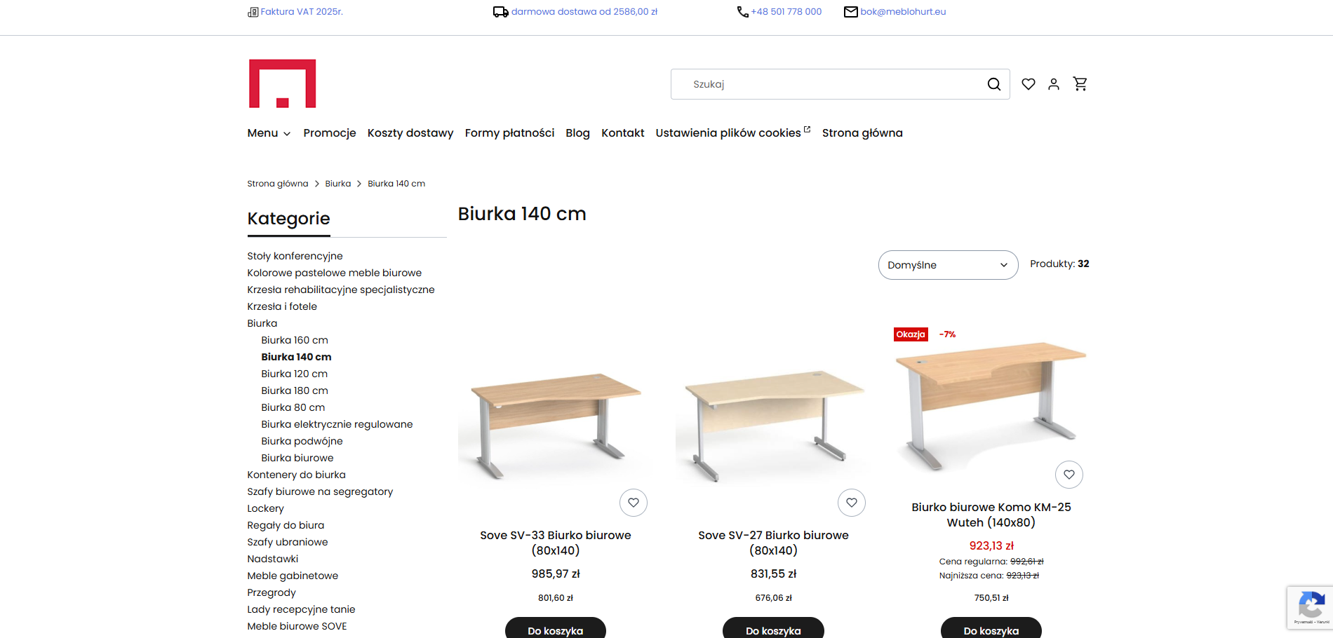 Biurka 140 - idealny wybór do domowego biura i pokoju nastolatka