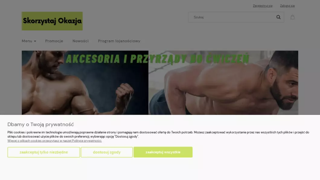 Zrzut ekranu strony Internetowy sklep wielobranżowy | Skorzystaj Okazja